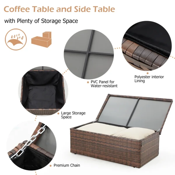 Ezraiderf 7 Pieces Outdoor Furniture Set - Image 3